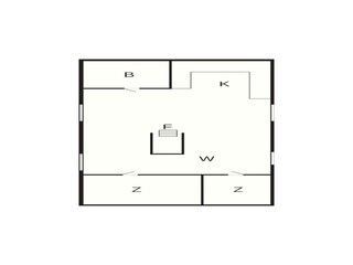 Vakantiehuis Sölvesborg Grondplan 35