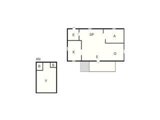 Vakantiehuis Laxne Grondplan 22