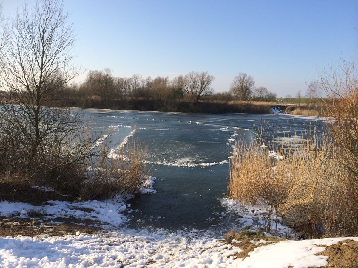 Kiessee im Winter