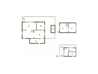 Vakantiehuis Hedekas Grondplan 69