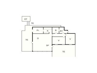 Ferienhaus Humlum Grundriss 3