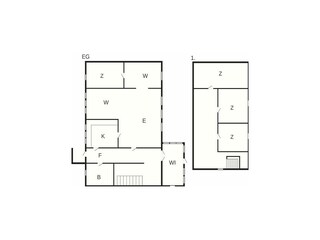 Vakantiehuis Knud Strand Grondplan 61