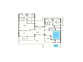 Casa de vacaciones Brenderup Plano de planta 9