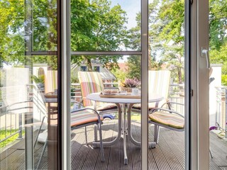 Blick auf den Balkon
