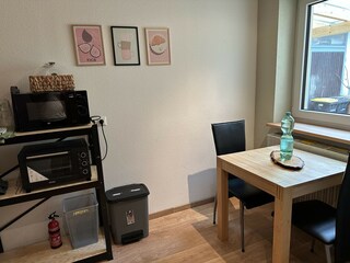 Essbereich für 2 in der Kpche