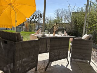 Überdachte Terrasse