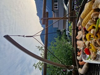 Grill im Gastgarten