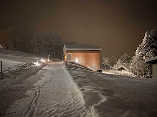 Ansicht Haus Albuin Winter