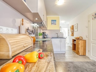 Blick auf die Küchenzeile