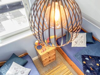 kleineres Schlafzimmer mit Einzelbetten