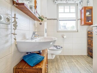 Blick ins Badezimmer
