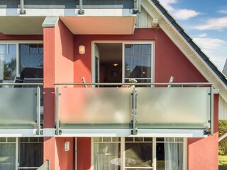 Blick auf den Balkon