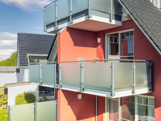 Blick auf den Balkon