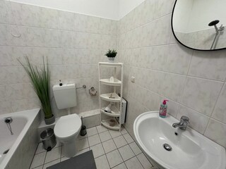 Ferienwohnung Hafenkante Badezimmer