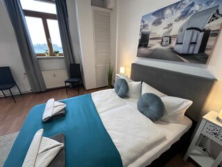 Ferienwohnung Hafenkante Schlafzimmer