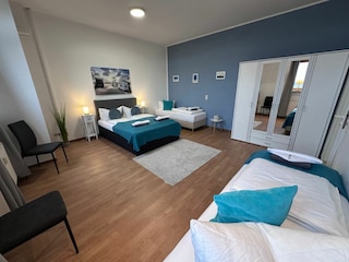 Ferienwohnung Hafenkante Schlafzimmer