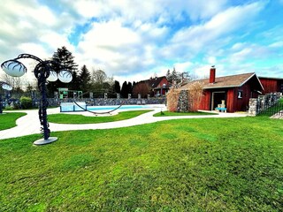 Ferienhaus Mila Lodge LUXUS Garten