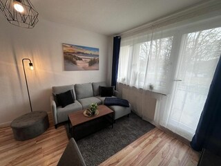Nordlicht Ferienwohnung Sofa