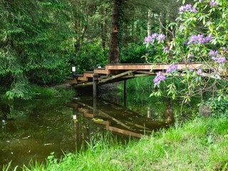 Bridge to get over the pond