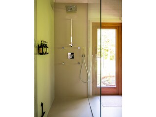 Shower with provided Meraki bio degradable products