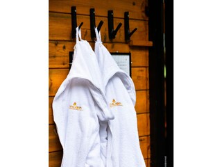 Provided bathrobes