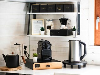 Coffee by Mokkapot or Nespresso