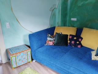 Wohnzimmer/Schlafcouch