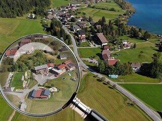 Himmelsbogen aus der Vogelperspektive