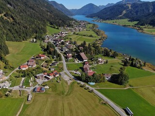 Himmelsbogen aus der Vogelperspektive