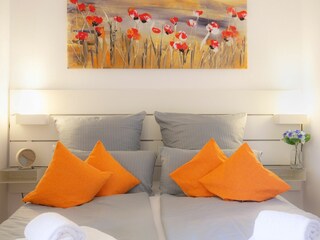 Betten 160x200cm, beidseitig begehbar