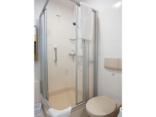 Shampoo, Duschgel und Handseife inklusive