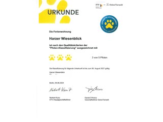 DTV 3 Hundepfoten zertifiziert