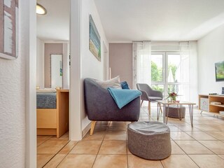 Blick zum Wohnbereich