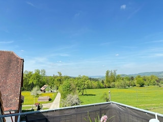 Aussicht vom Balkon