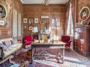 Villa Schloss in Sarthe mit beheiztem Pool - Ancinnes - image1
