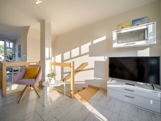 Treppe zum Wohn-/ Küchenbereich