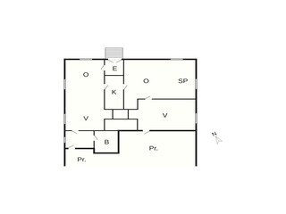 Holiday house Højer Floor Plan 35