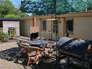 Der Garten mit BBQ