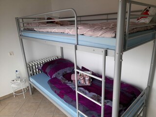 Zusätzliches Schlafzimmer  mit Etagenbett