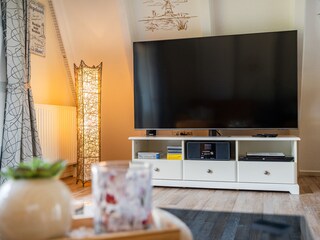 TV-Ecke im Wohnzimmer