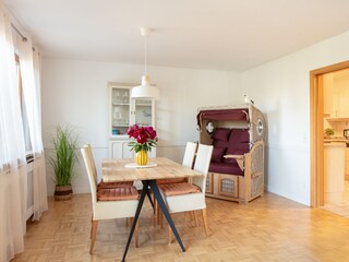 Blick ins Esszimmer