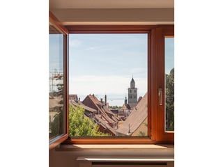 Aussicht aus dem vorderen Schlafzimmer
