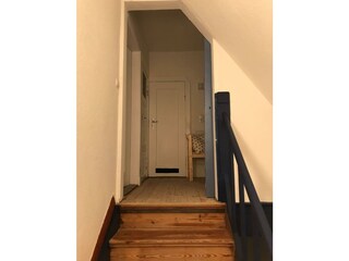 Treppe zum Eingang