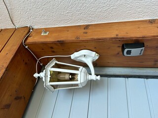 Key box by the garage door