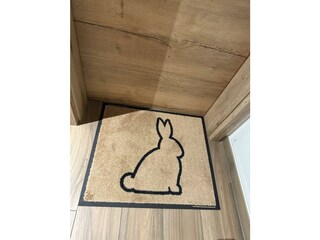 Waldzeitlodge Neuhütten Hase  Fussmatte Hase