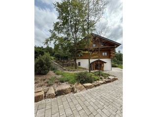 Waldzeitlodge Neuhütten Hinteransicht
