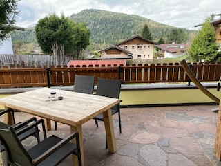 Terrasse Ausgang von der Küche