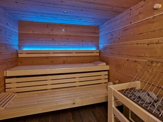 Sauna blau