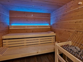 Sauna blau