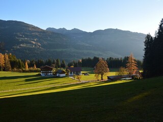 Herbstansicht Bauernhof